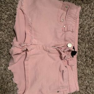 Light pink shorts